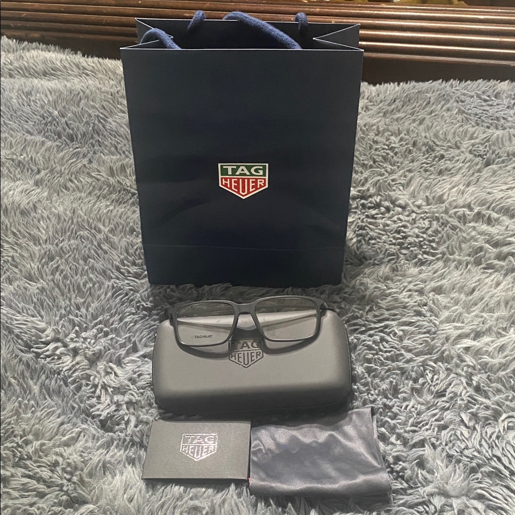 Tag Heuer Black Eyewear Set Tag Heuer Black Eyewear Set